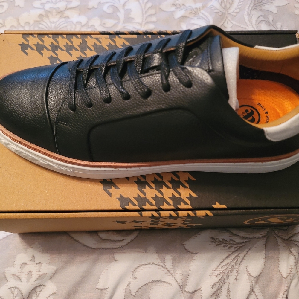 Natan Black and White Men's Sneakers